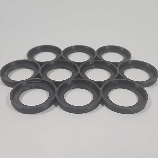 Black 28.5mm 10 model Cloud shape movement tray for Tabletop Wargaming
