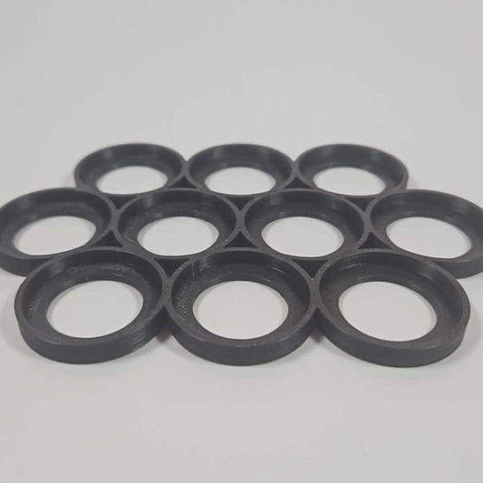 Black 32.5mm 10 model Cloud shape movement tray for Tabletop Wargaming
