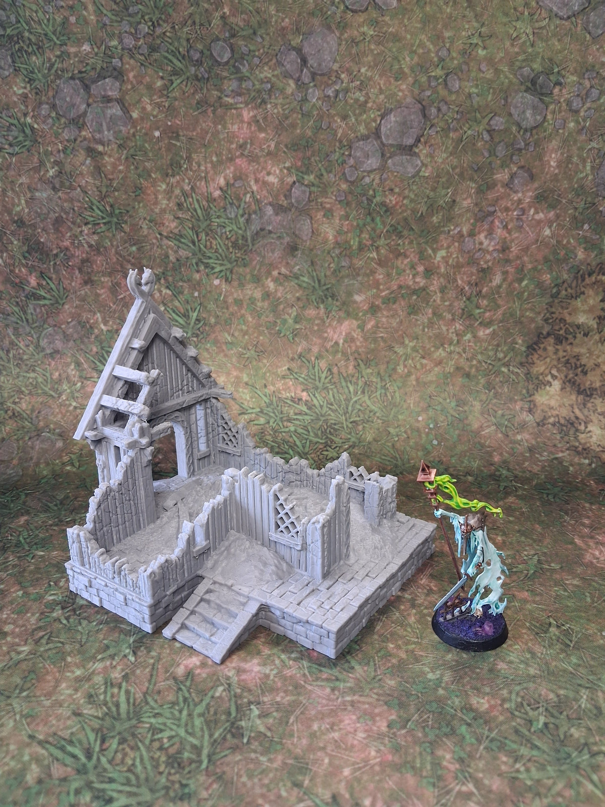 Ruined villagers house