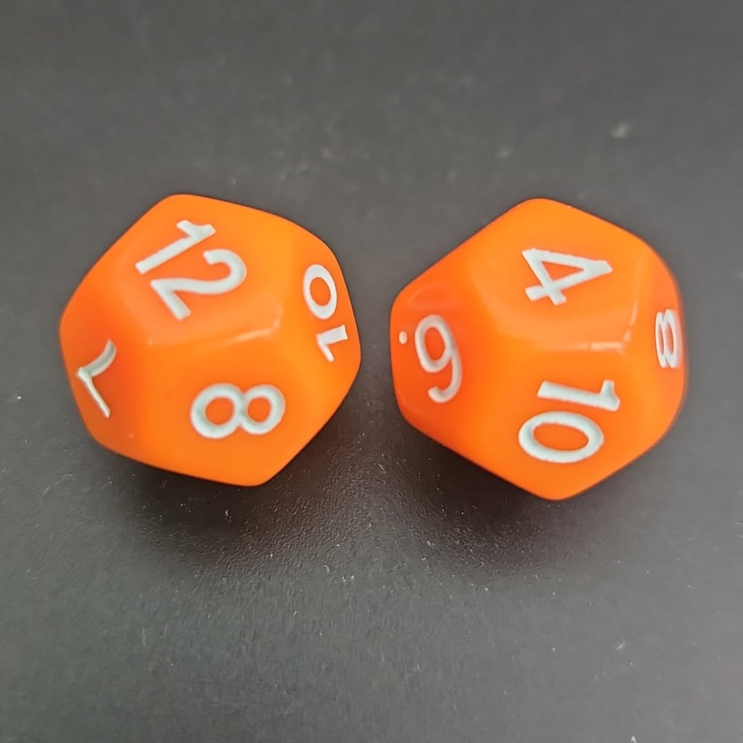 D12 Orange D12 Orange Dice