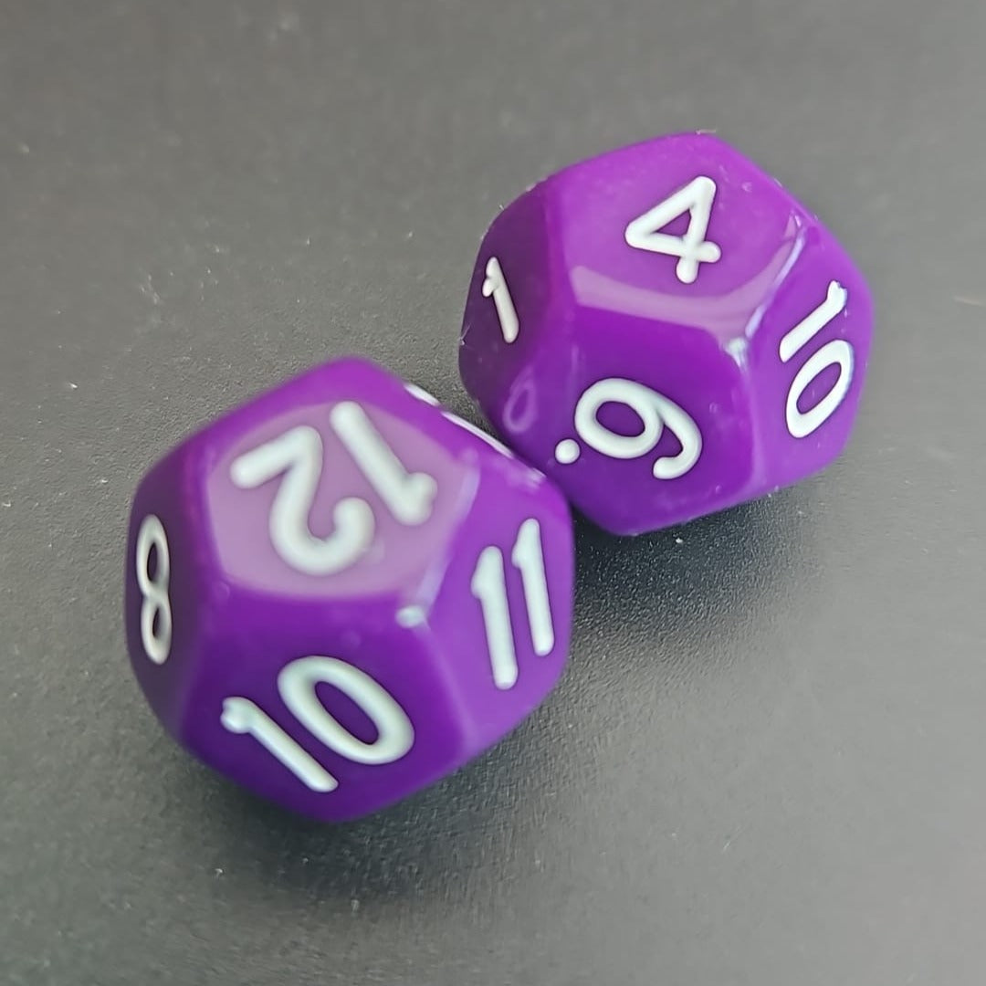 D12 Purple Dice
