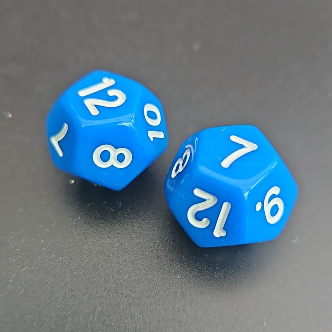 D12 Blue Dice