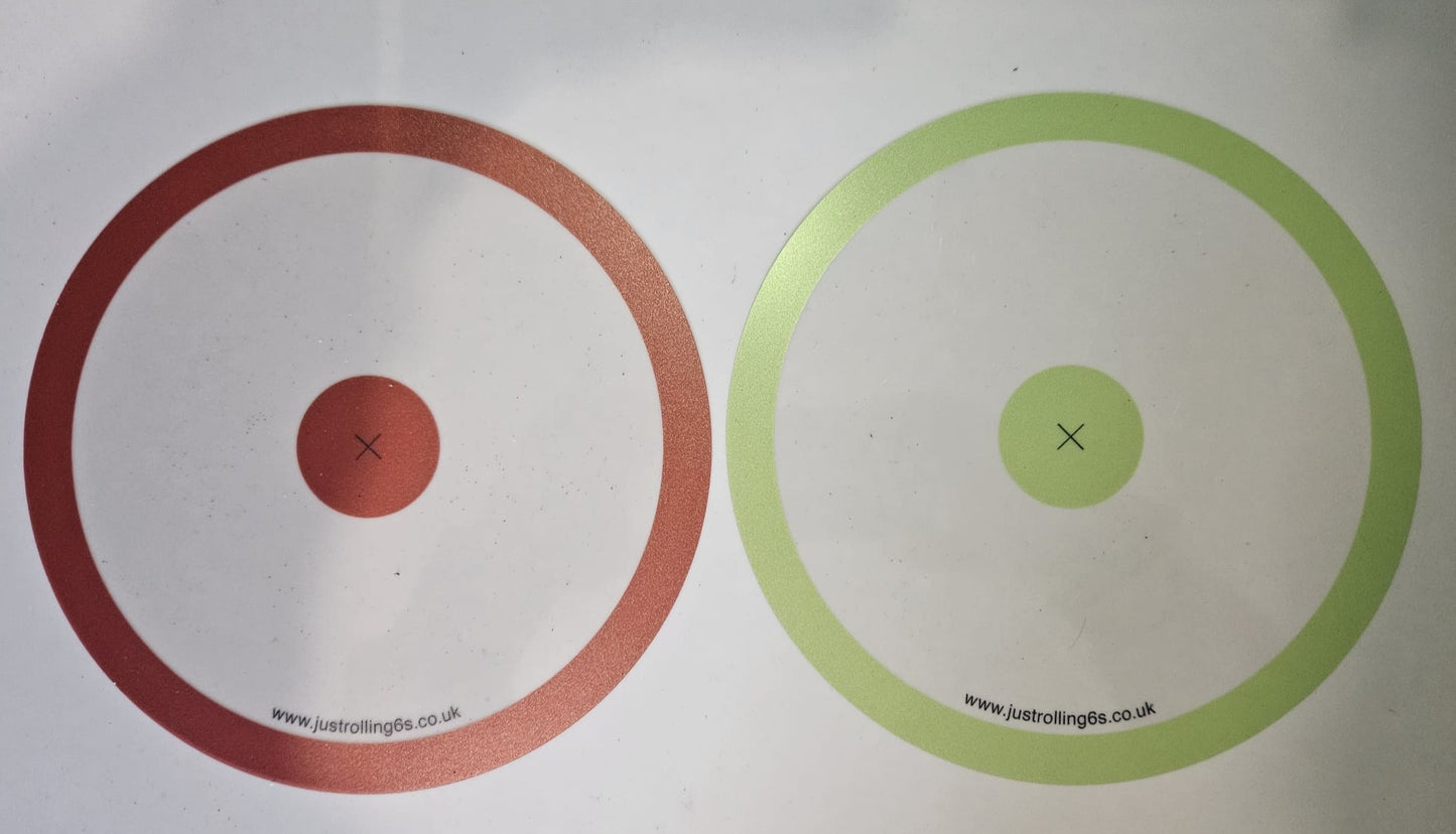 Set of 6 Wargaming Objectives Useable in Warhammer Age of Sigmar Season 25/26 for Colour Blind Players