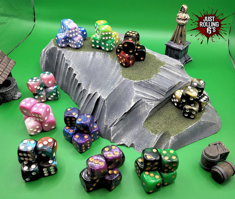 16mm D6 Dice (2 colour Acrylic Dice)