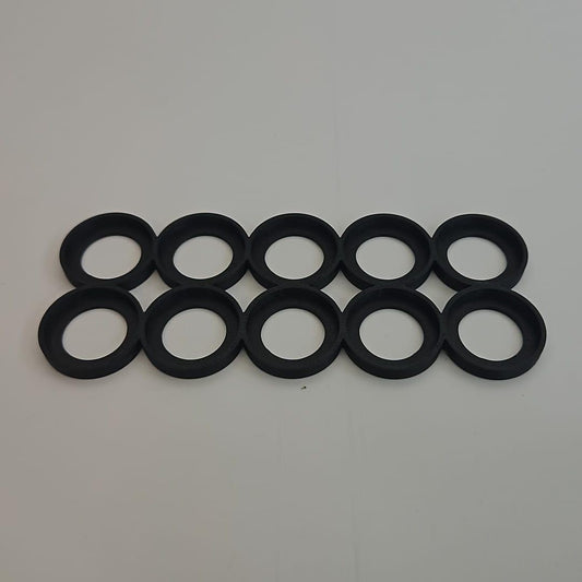 Black 25mm 10 model 2 straight rank shape movement tray for Tabletop Wargaming