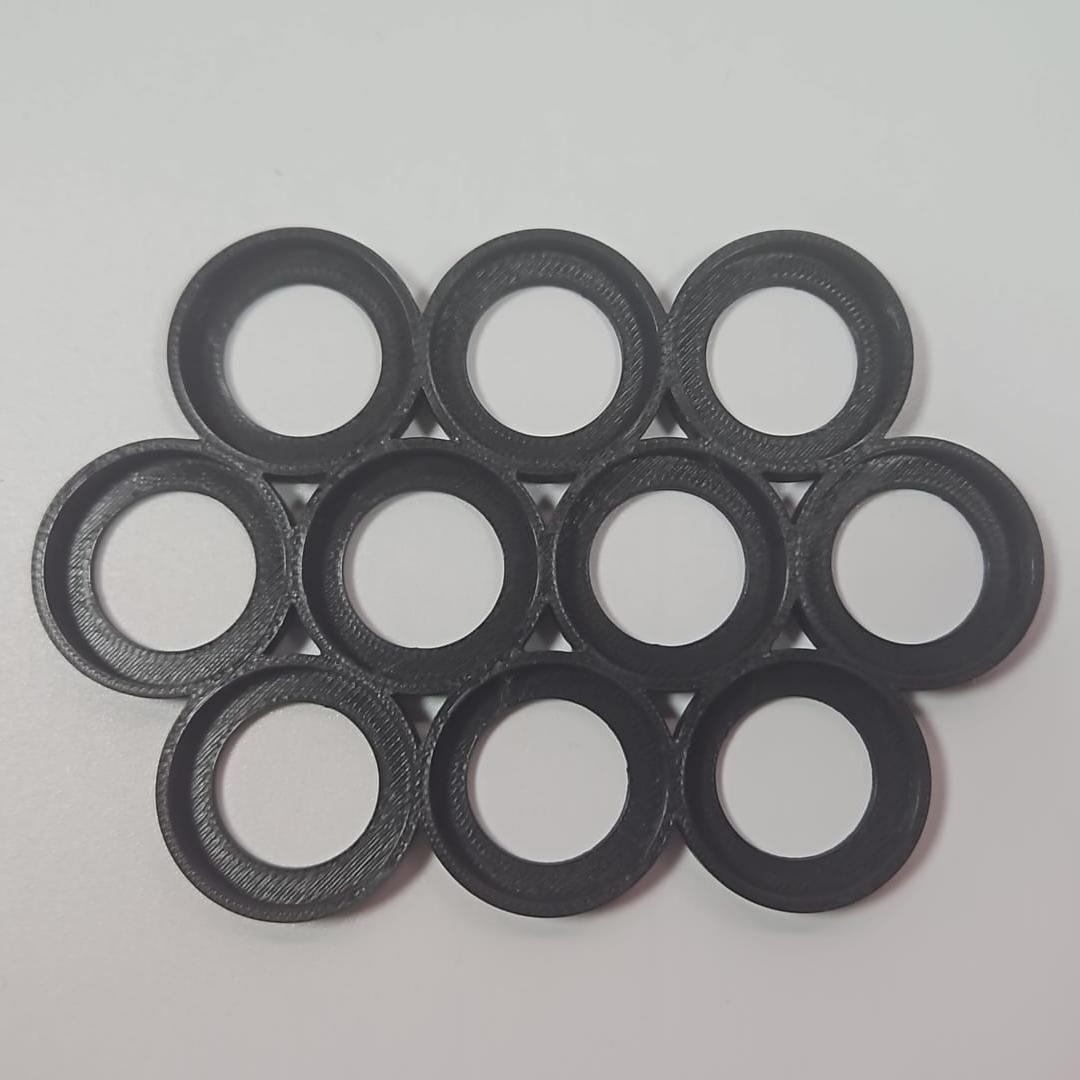 Black 28.5mm 10 model Cloud shape movement tray for Tabletop Wargaming