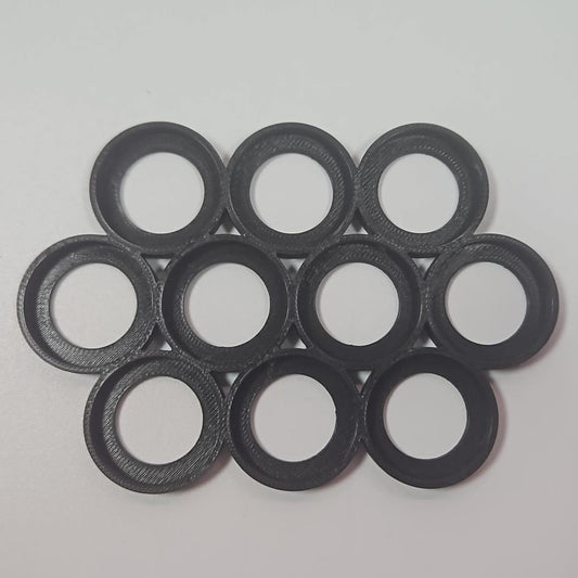 Black 28.5mm 10 model Cloud shape movement tray for Tabletop Wargaming