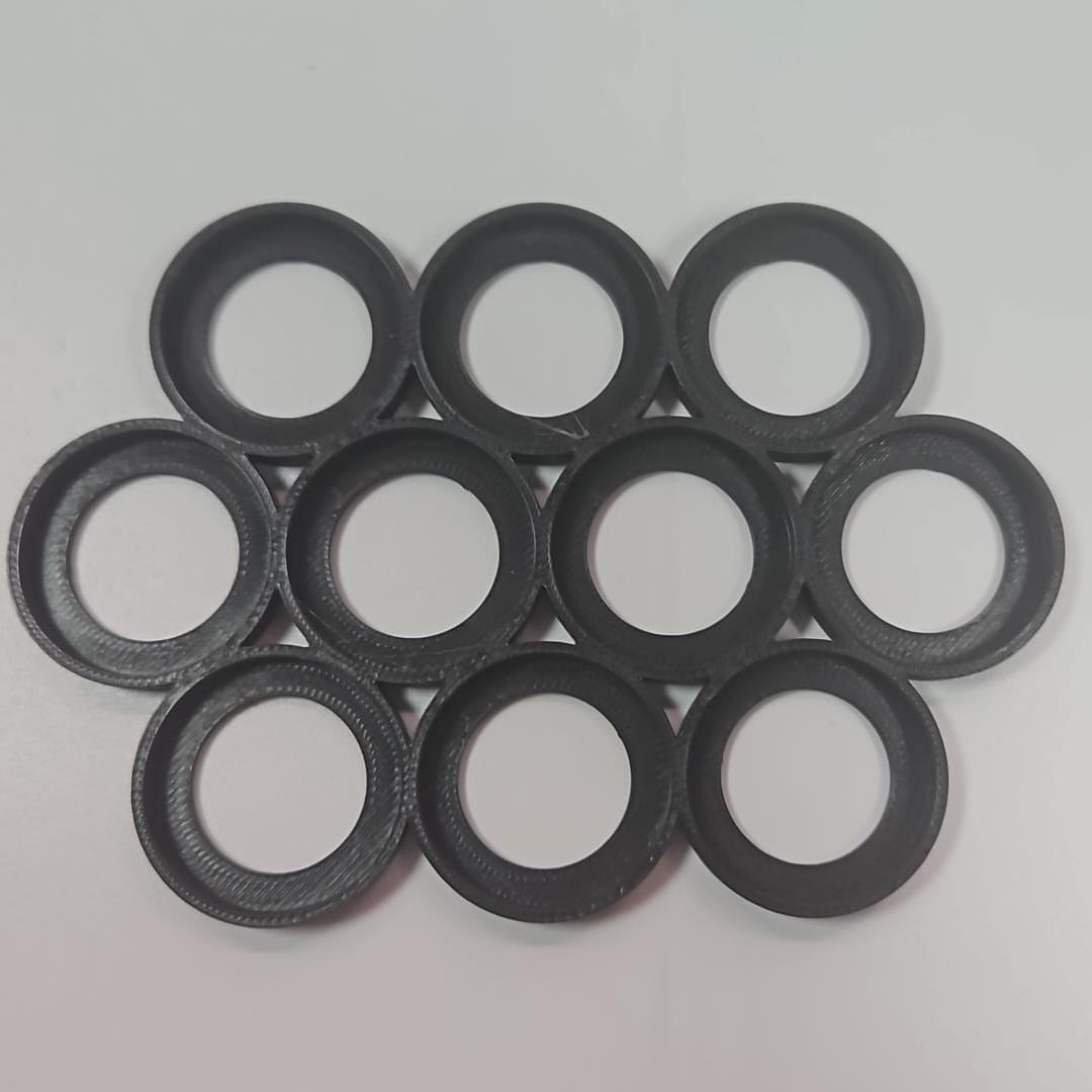 Black 32.5mm 10 model Cloud shape movement tray for Tabletop Wargaming