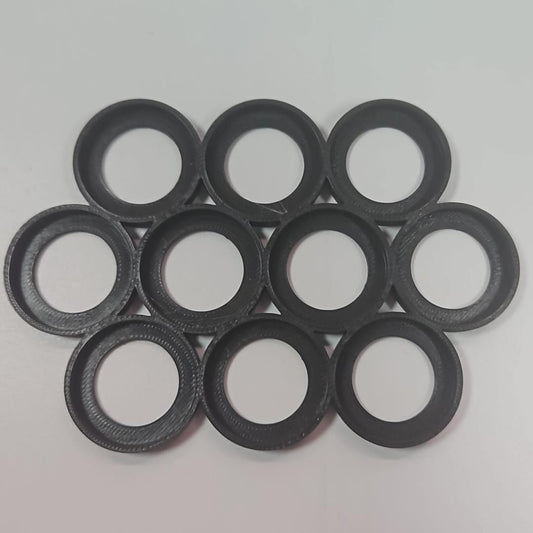 Black 32.5mm 10 model Cloud shape movement tray for Tabletop Wargaming