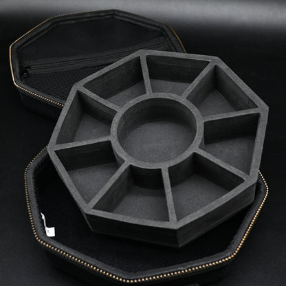 Octagonal Dice Organiser and Rolling Tray for Role playing Games and Tabletop Wargames