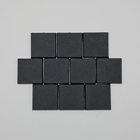 40mm Square Wargaming Miniature Base Pack of 10