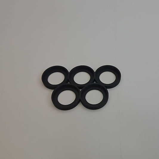 Black 25mm 5 model cloud shape movement tray for Tabletop Wargaming