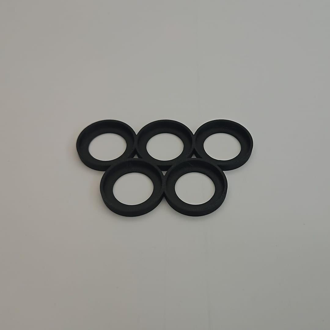 Black 32mm 5 model cloud shape movement tray for Tabletop Wargaming