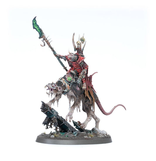 Age of Sigmar Skaven Clawlord on Gnaw-beast