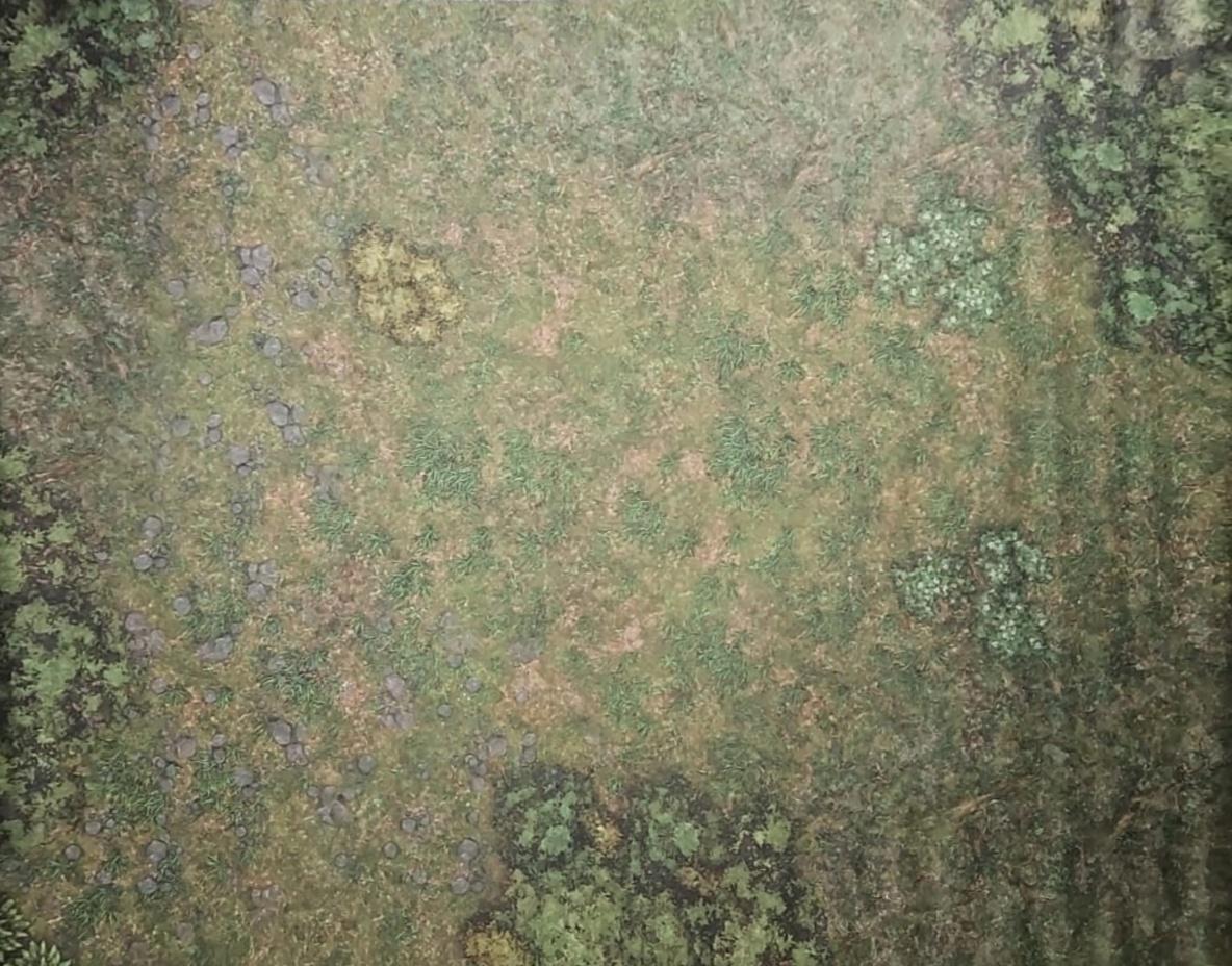 60" by 44"  Wargaming Battlemat - Green Forest