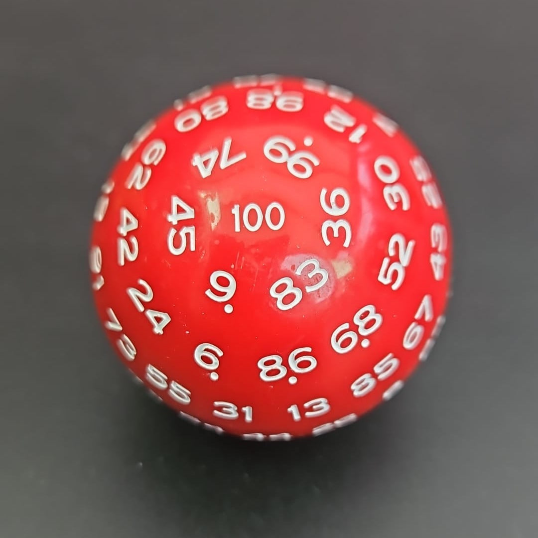 Red Cue Ball D100
