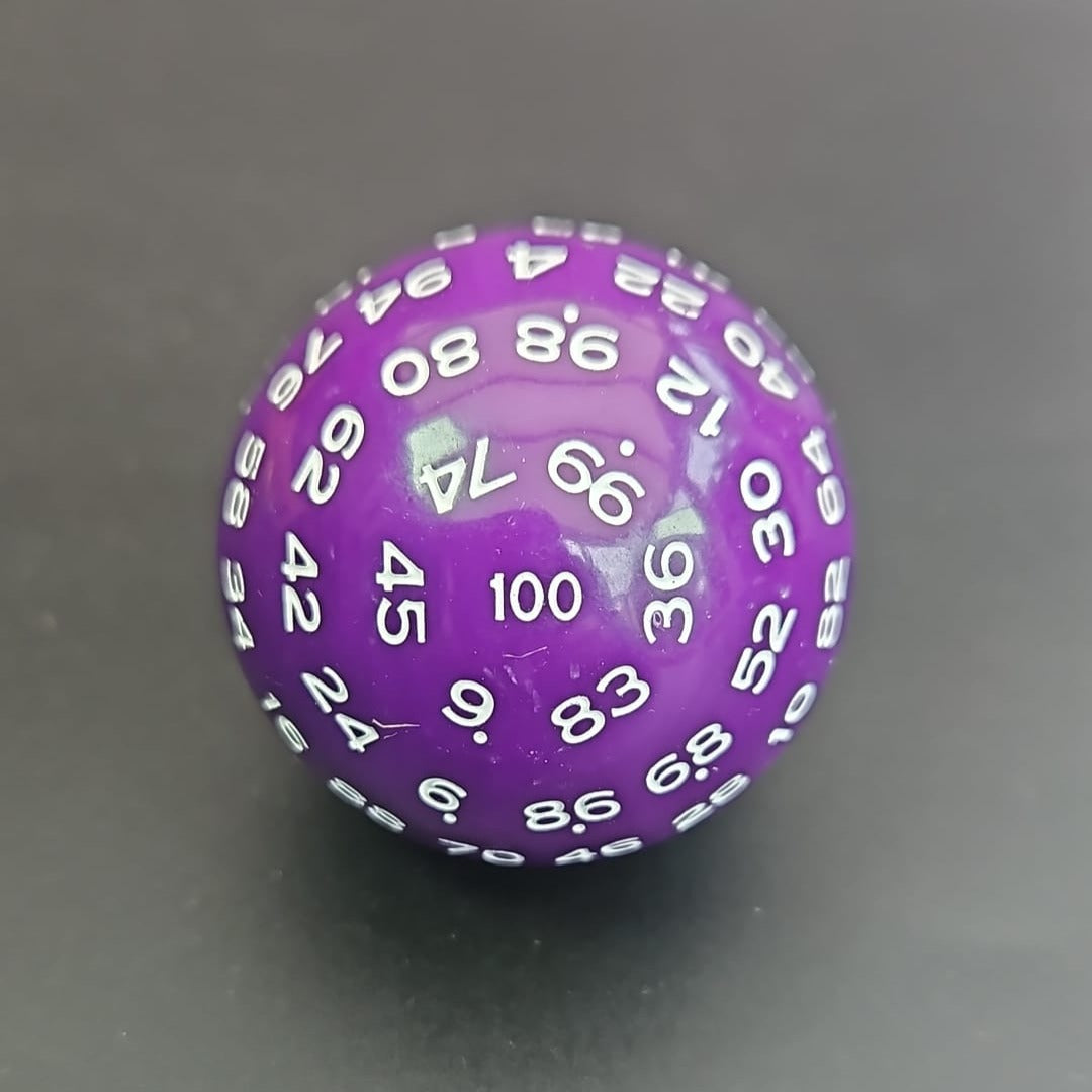 Purple Cue Ball D100