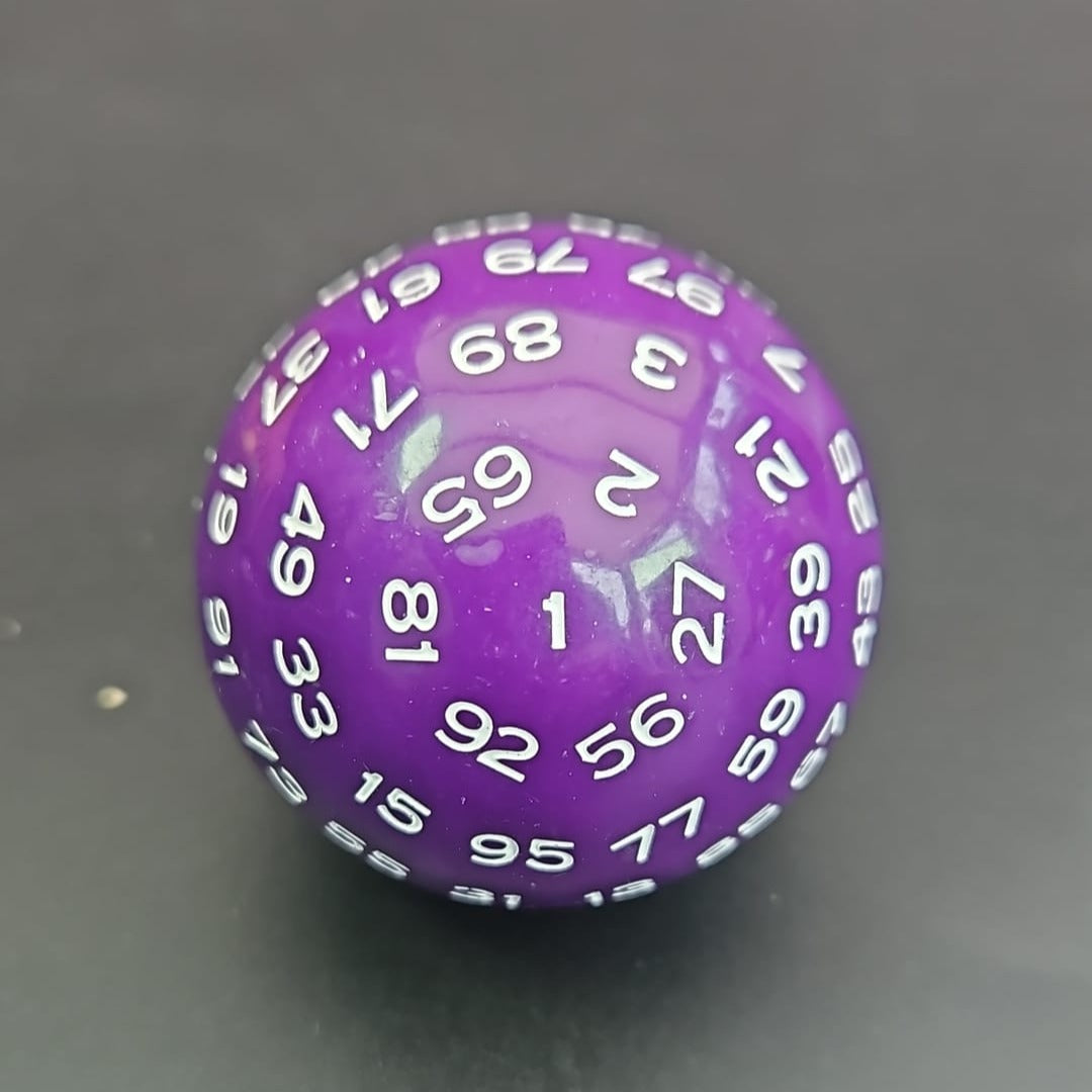 Purple Cue Ball D100