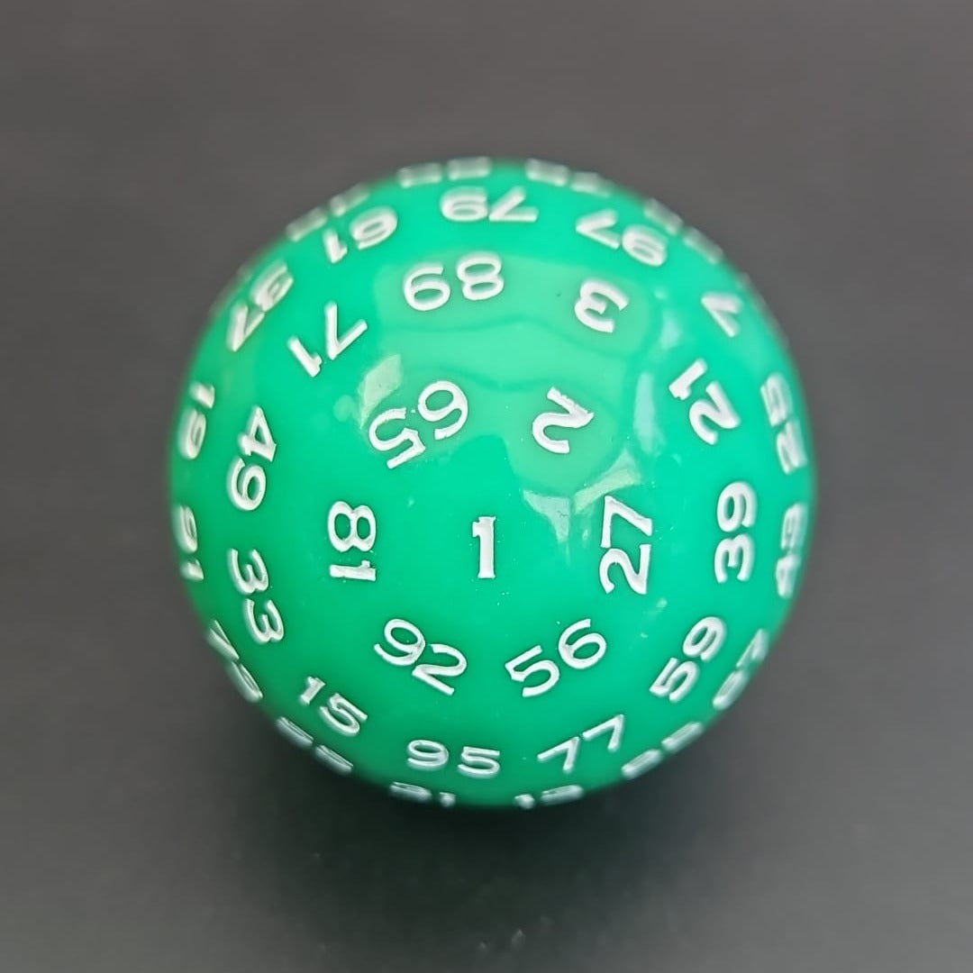 Green Cue Ball D100