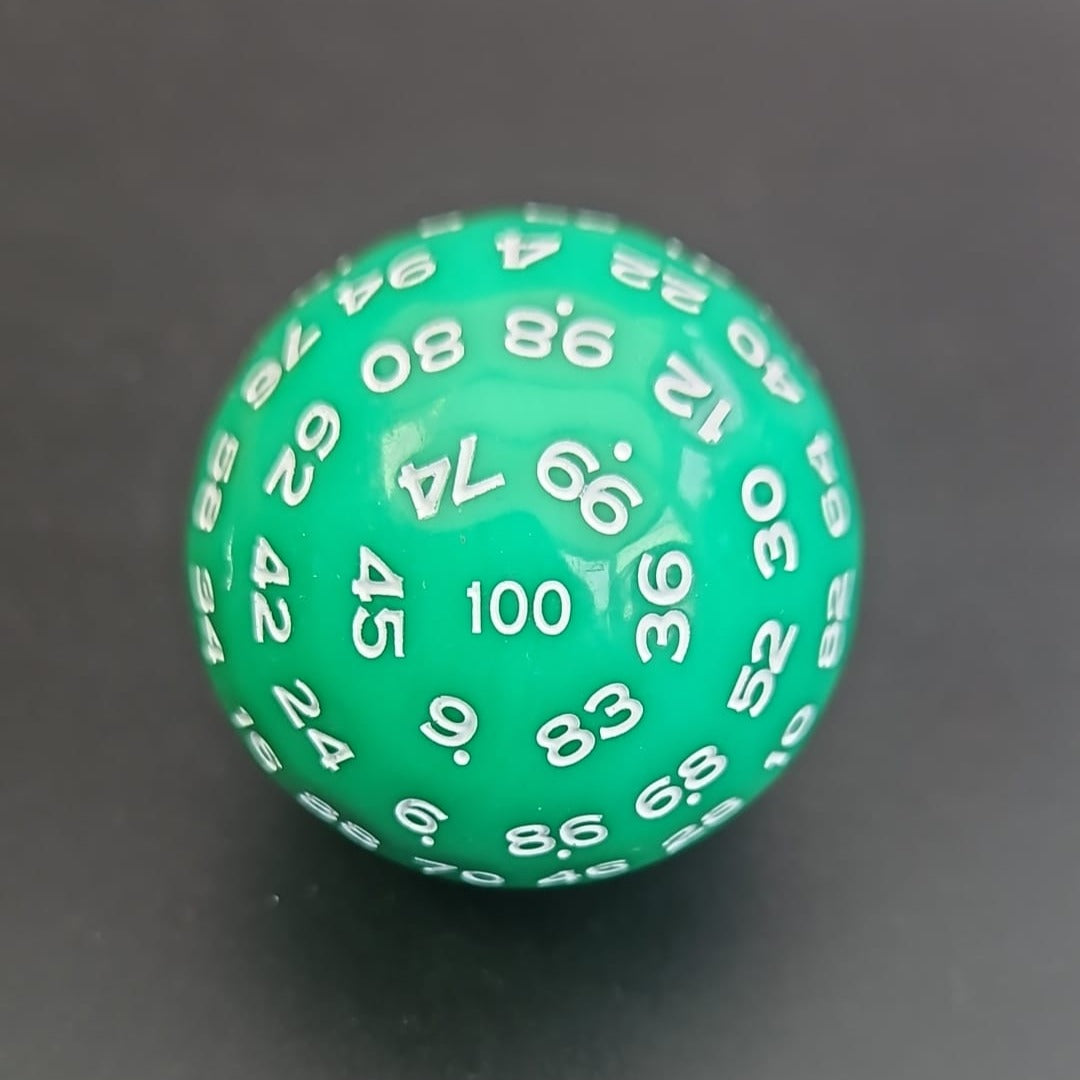 Green Cue Ball D100