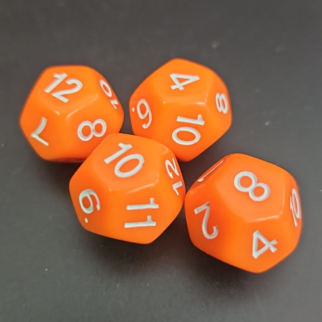 D12 Orange D12 Orange Dice