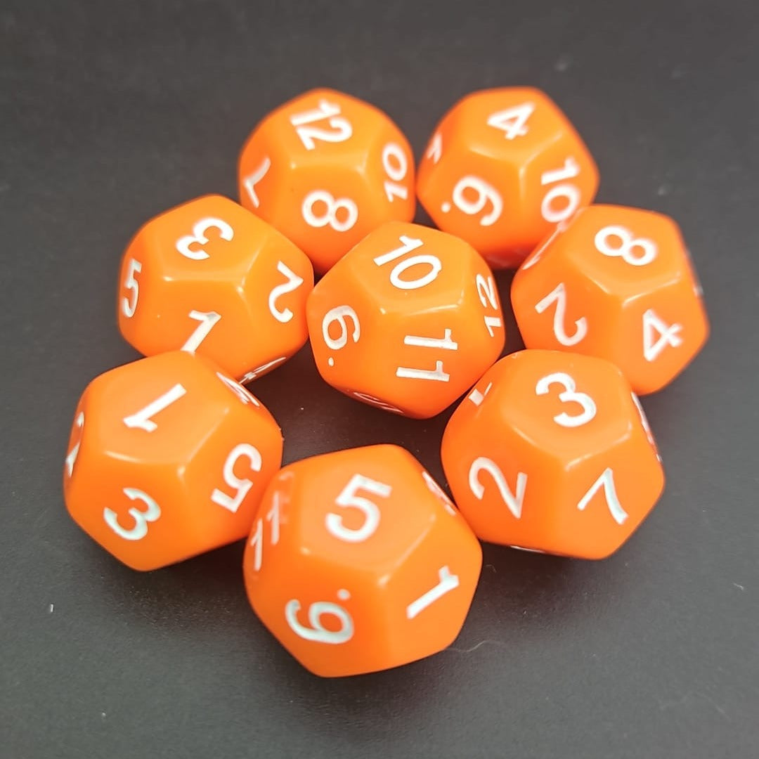 D12 Orange D12 Orange Dice