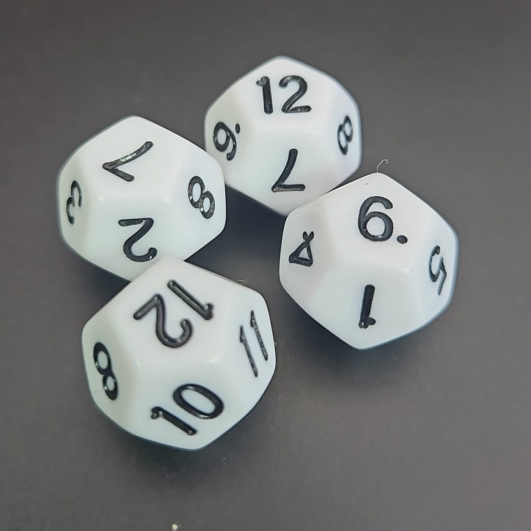 D12 White Dice