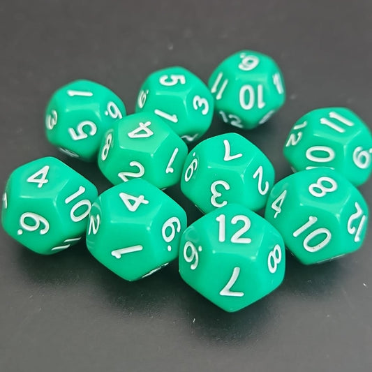 D12 Green Dice