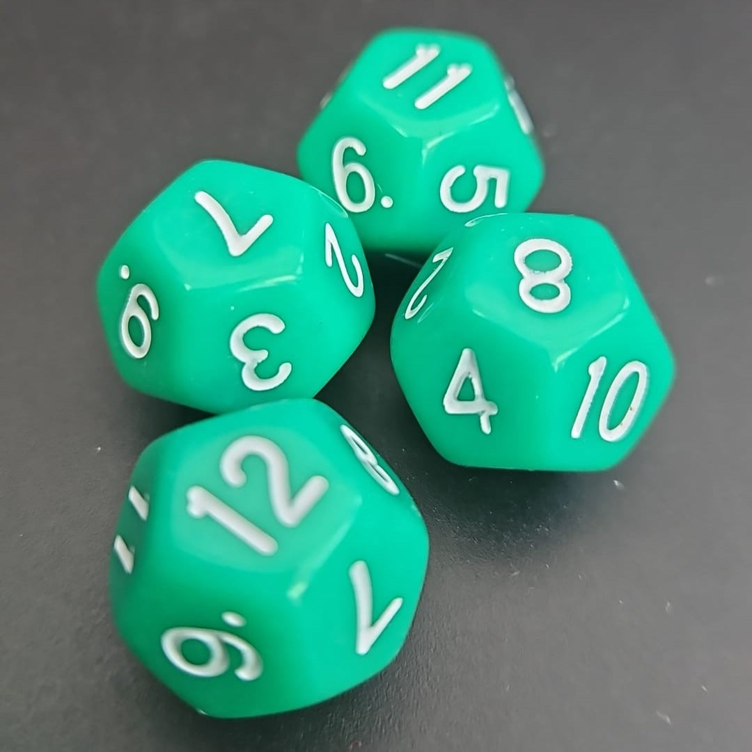 D12 Green Dice