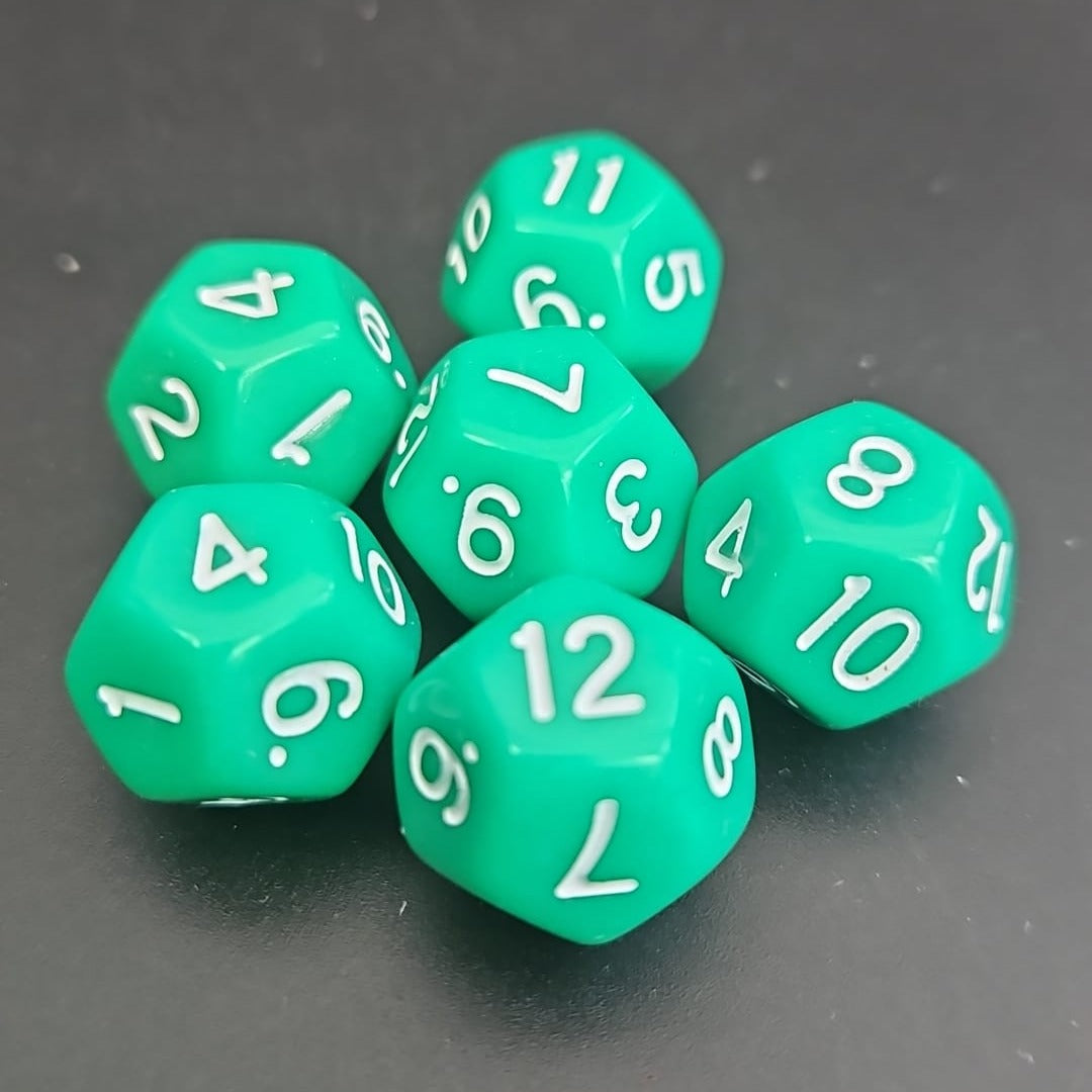 D12 Green Dice