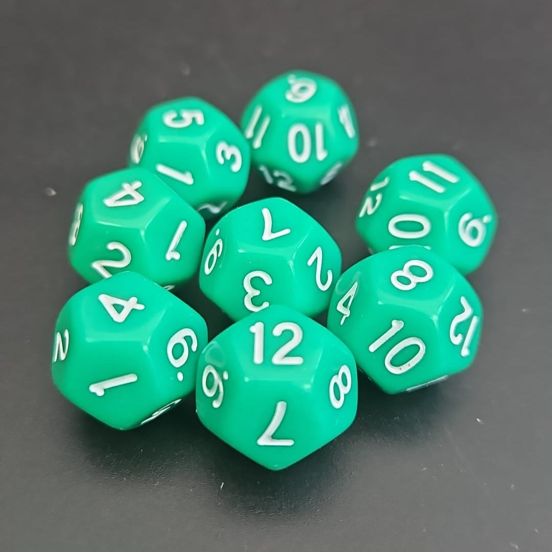 D12 Green Dice