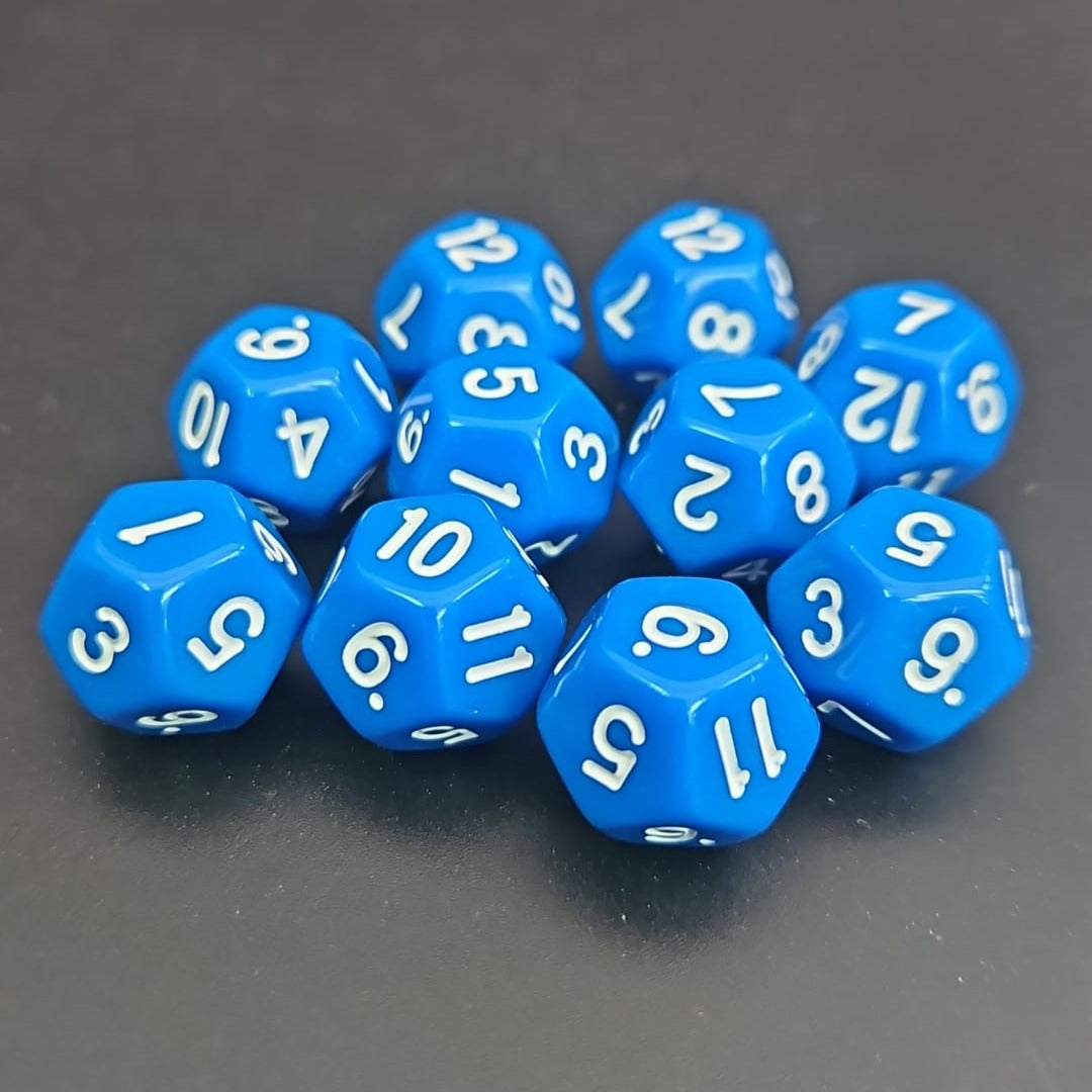 D12 Blue Dice