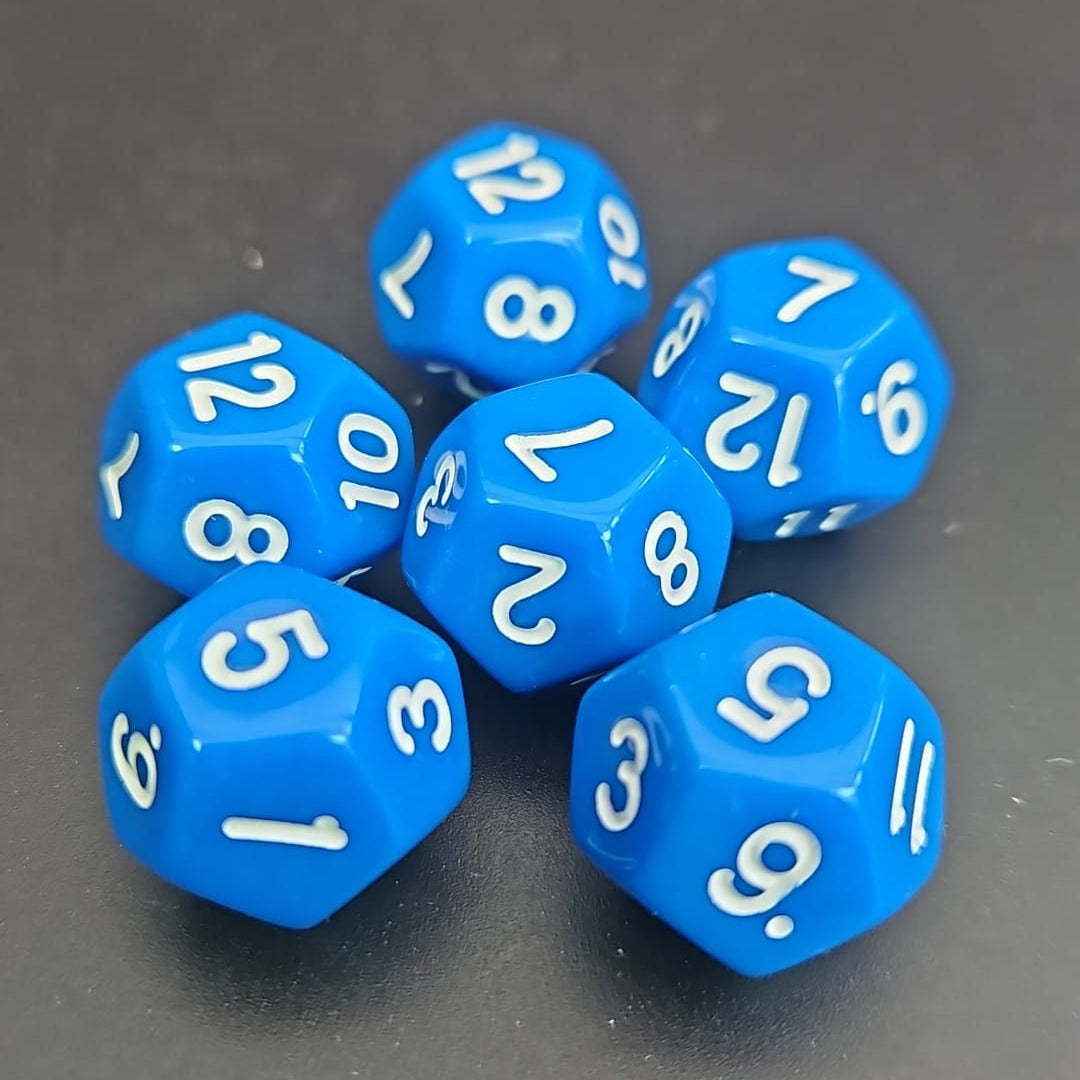 D12 Blue Dice