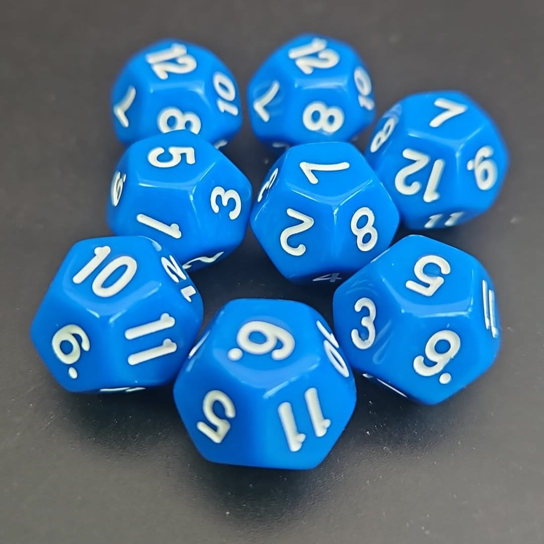 D12 Blue Dice