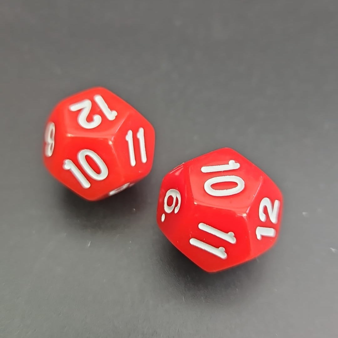 D12 Red Dice