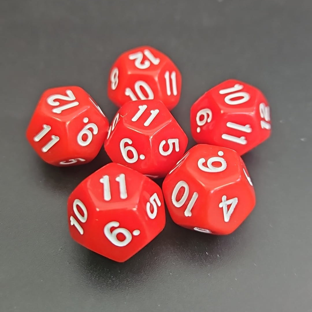 D12 Red Dice