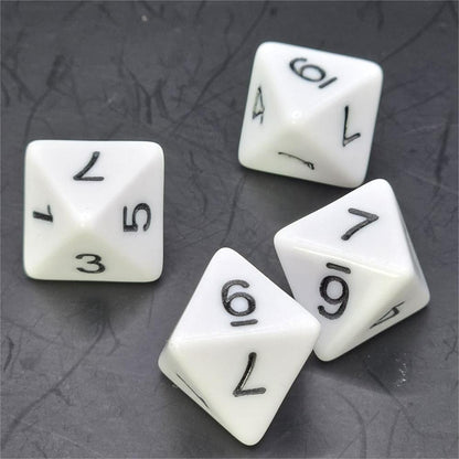 Pack of White 20mm D8 Dice