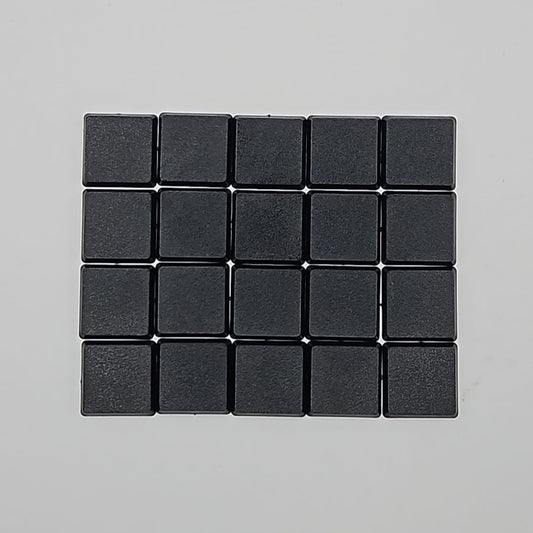 30mm Square Wargaming Miniature Base Pack of 20