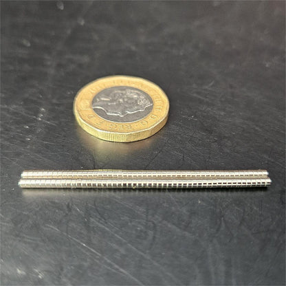 2mm Diameter 1mm thick Round N52 Magnets for Miniatures and Bases