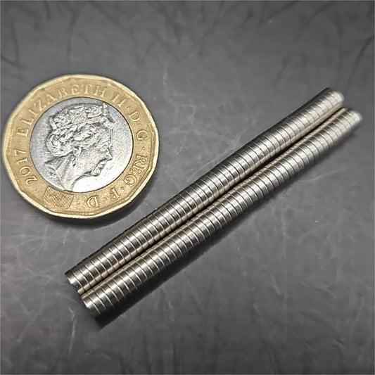 4mm Diameter 1mm thick Round N52 Magnets for Miniatures and Bases