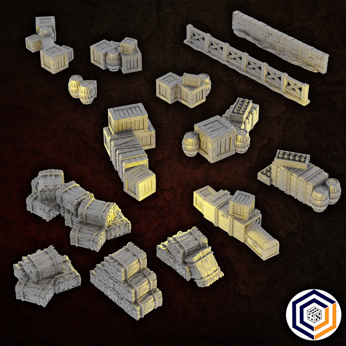 Crates, Walls & Straw - Scatter