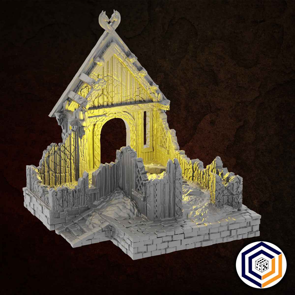 Ruined villagers house
