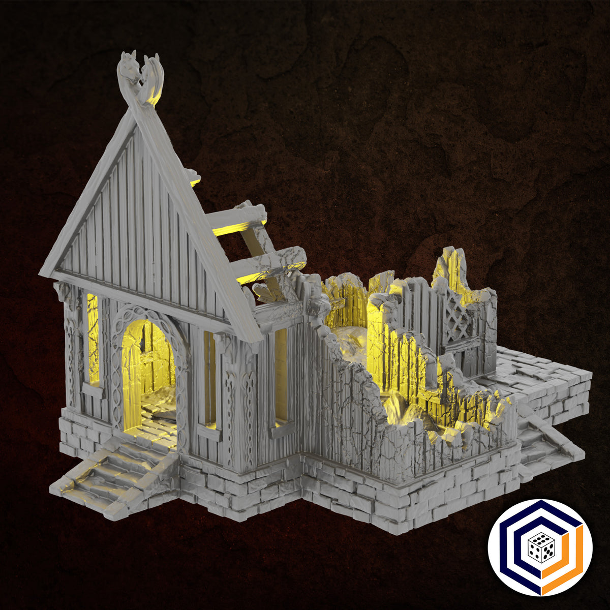 Ruined villagers house