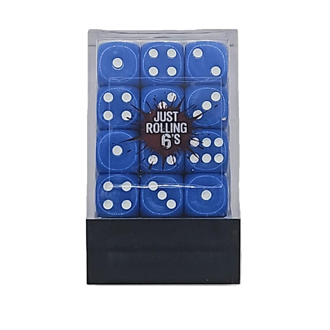 Box of 36 Blue 12mm D6 Dice for Wargaming, Board games and other tabletop games