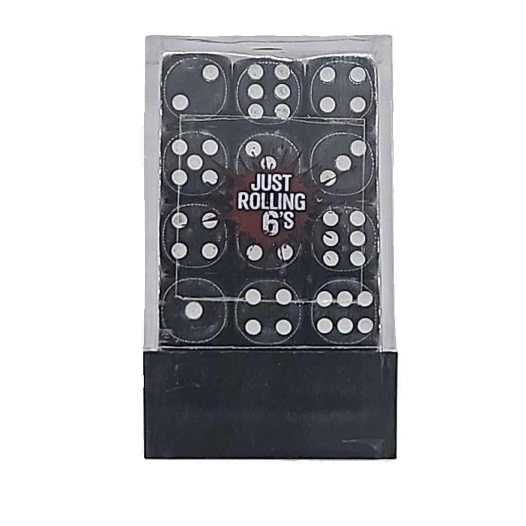 Box of 36 Black 12mm D6 Dice for Wargaming, Board games and other tabletop games