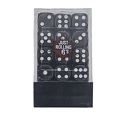 Box of 36 Black 12mm D6 Dice for Wargaming, Board games and other tabletop games