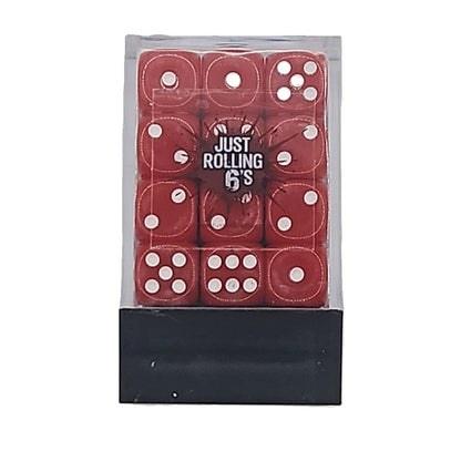 Box of 36 Red 12mm D6 Dice for Wargaming, Board games and other tabletop games