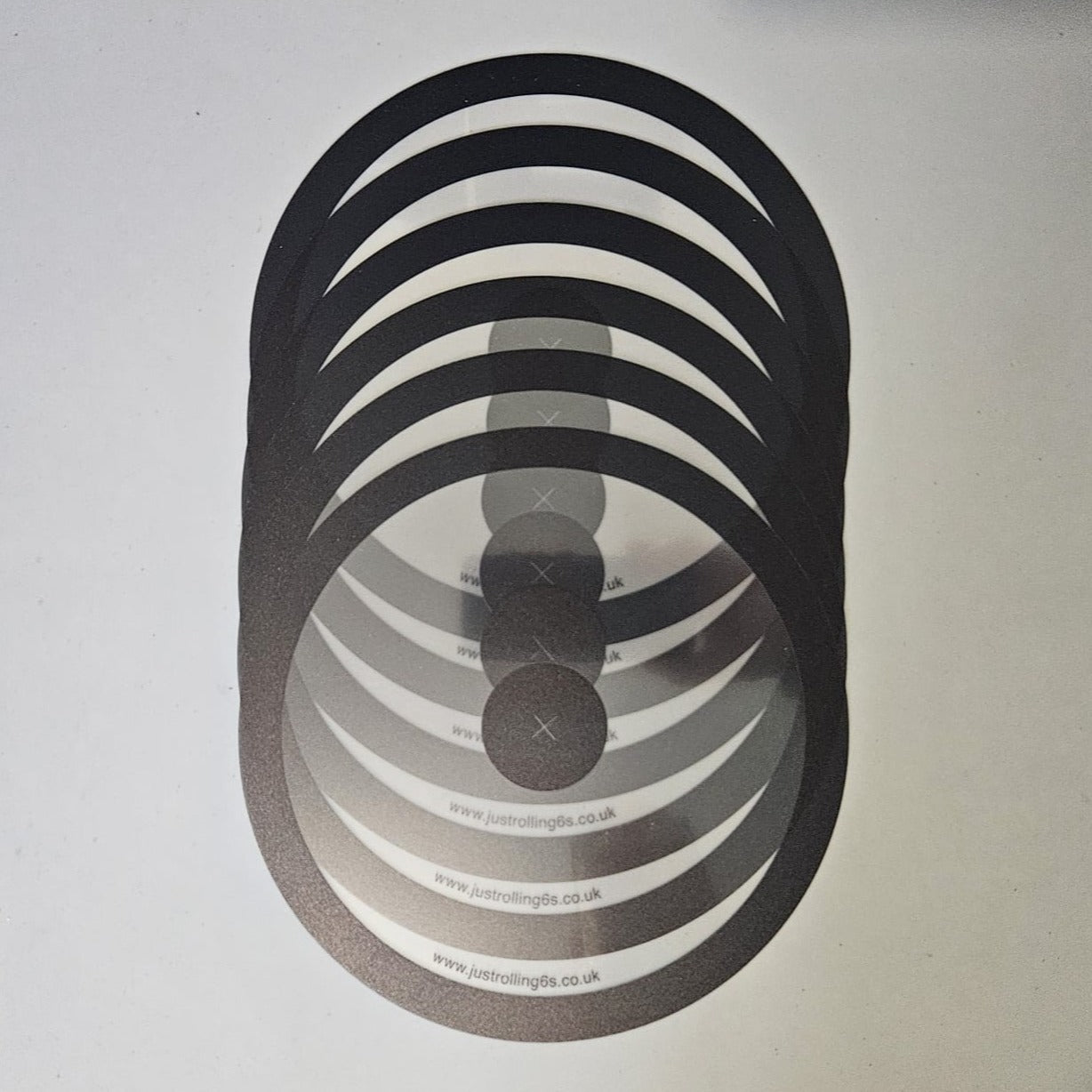 Set of 6 Black Wargaming Objectives Useable in Warhammer 40k V2