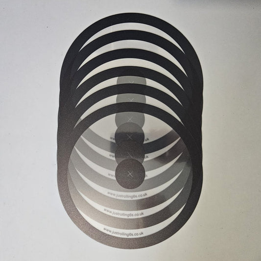 Set of 6 Black Wargaming Objectives Useable in Warhammer 40k V2