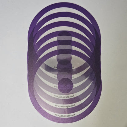 Set of 6 Purple Wargaming Objectives Useable in Warhammer 40k V2